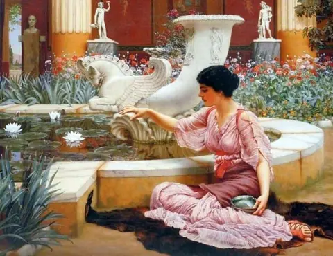 Een Pompeiaanse tuin 1904