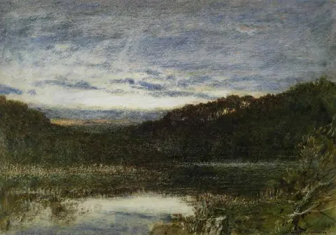 En damm nära Whitby 1888