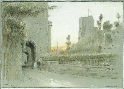 Utsikt över Lewes Sussex