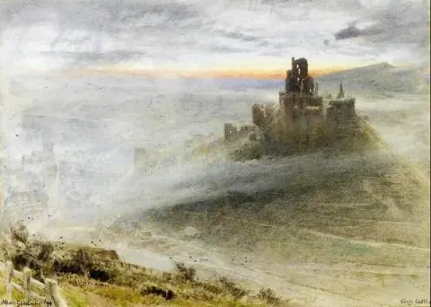 黎明时分的科夫城堡 1894