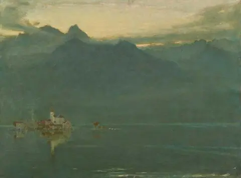 马焦雷湖上的鱼岛 1873