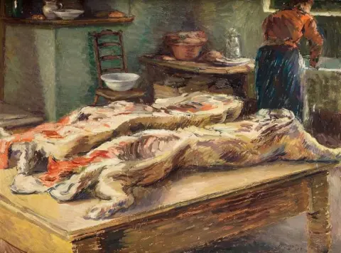 La carcassa del maiale 1944