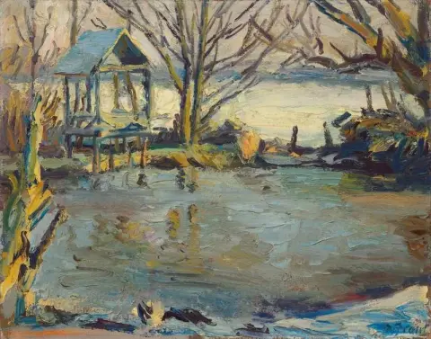 Lo stagno invernale, 1943 circa