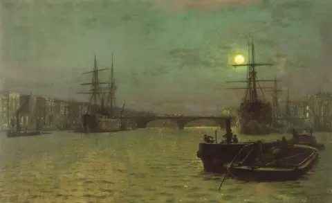 伦敦桥半潮 1884