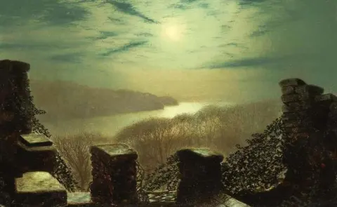 朗德海公园夜景 1872