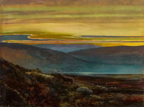 Sunset Over A Lake 1869