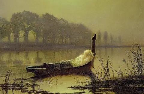 The Lady Of Shalott Ca. 1875