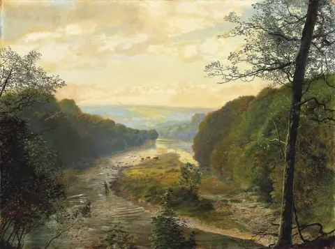 The Wharfe Valley With Barden Tower Beyond