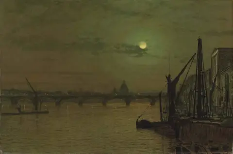Waterloo Bridge London Looking East 1883