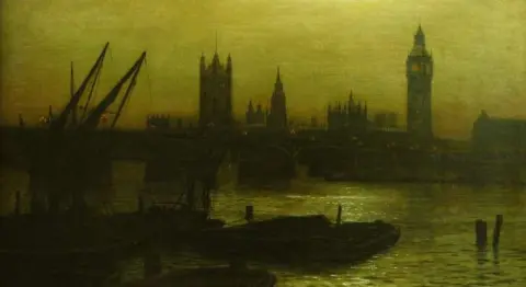 Westminster Bridge With The Houses Of Parliament