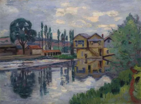 普瓦捷锯木厂，约 1910 年