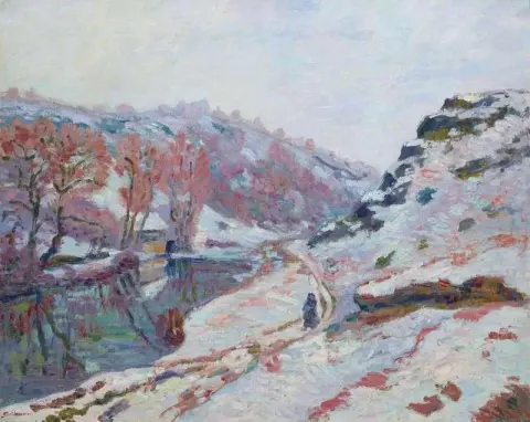 空心雪下的塞德尔山谷，约 1905 年
