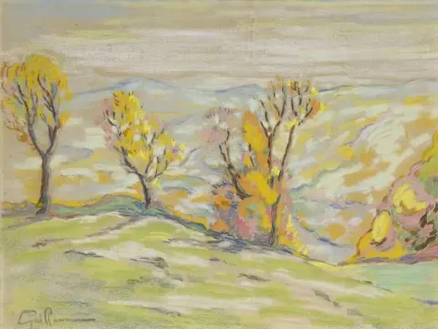 拉克勒兹风景，约 1895 年