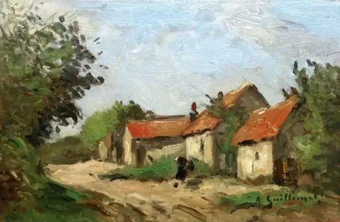 Рисунок коттеджей, около 1880 г.