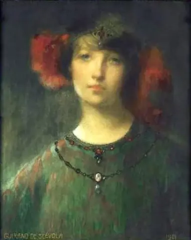 Een symbolistisch portret van een vrouw, 1901 1