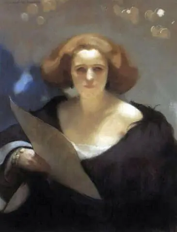 Jonge Vrouw De Brief