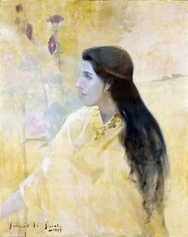 De Vrouwe van de Stokrozen 1895