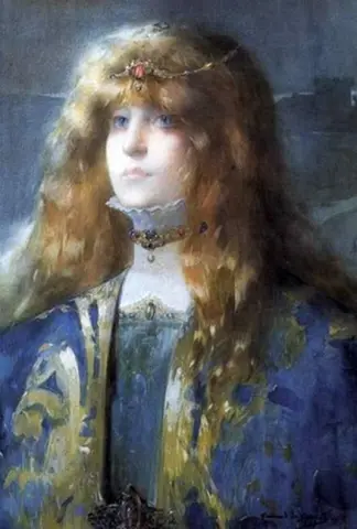 Portret van Sarah Bernhardt