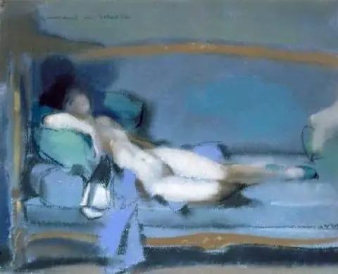 Liggend vrouwelijk naakt, ca. 1923