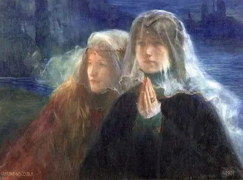 蒙面纱的女人 1901