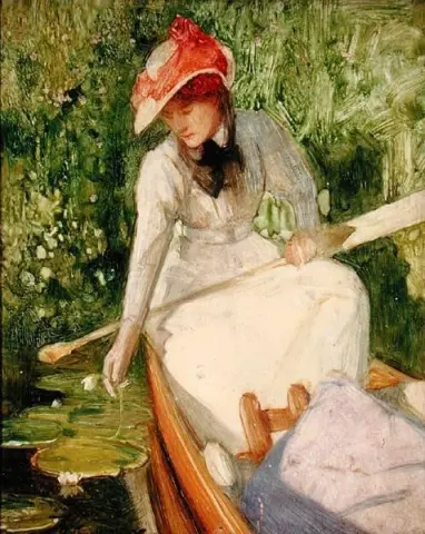Hiljainen Cove Girl melomassa 1900