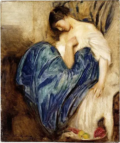 坐着的女孩 1906