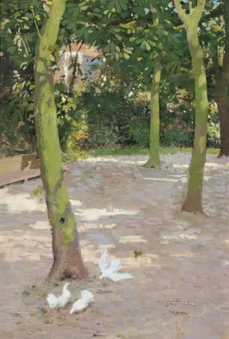 Puutarha Edamissa 1899