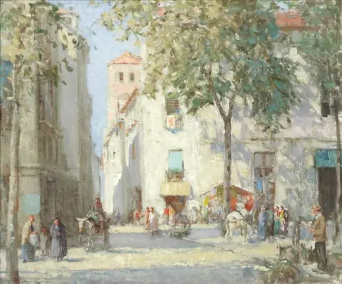 Een Straat In Granada