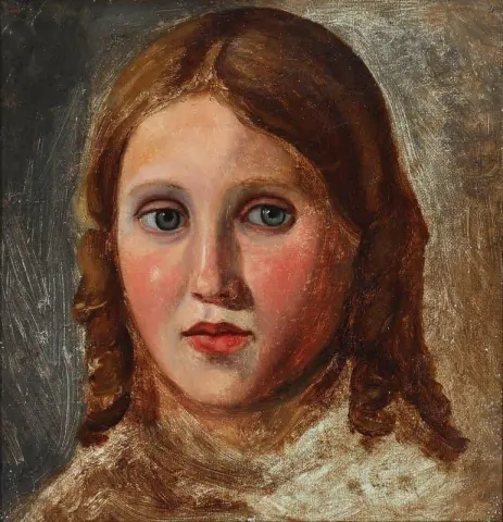 Portrait Of The Artist S Daugther Elise Ca. 1868-75