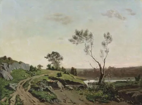 A Sandy Track In Summer