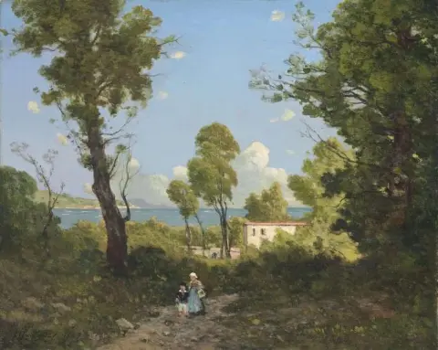 The Mediterranean Between Menton and Cap Martin 1900