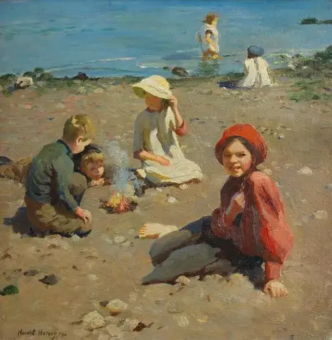 На песках 1919