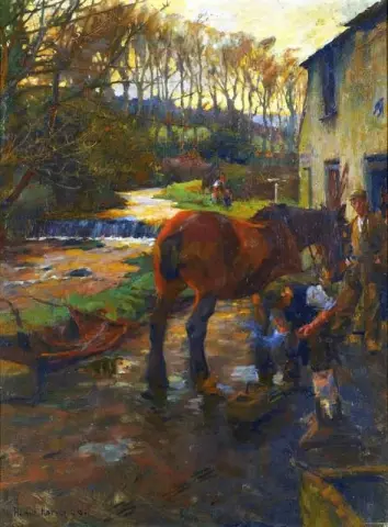 Деревенский кузнец 1906