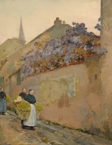 萨努瓦街景 1889