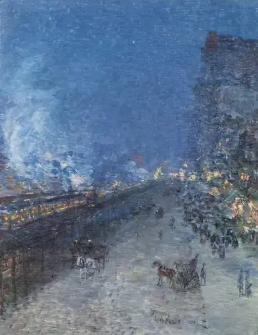 纽约第六大道 El--夜曲 1894