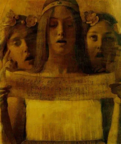 Gabriel Fabryn tytöt laulavat musiikkia noin 1903