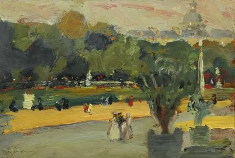 I trädgården i Luxemburg 1898