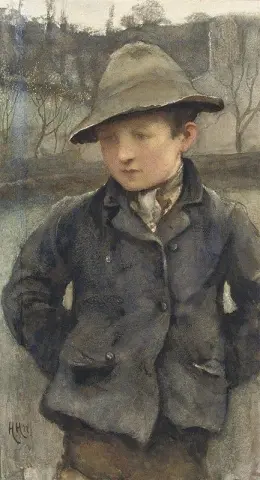 戴帽子的男孩 1877