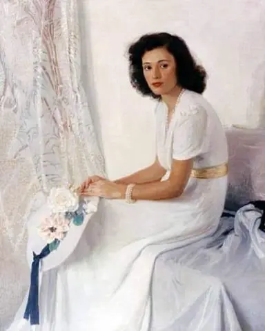 白衣女子，约 1925 年