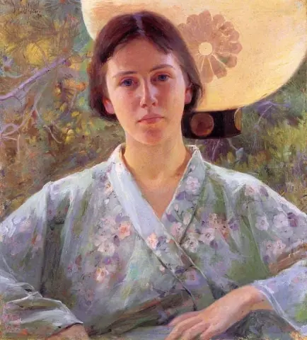 和服女士肖像 1894
