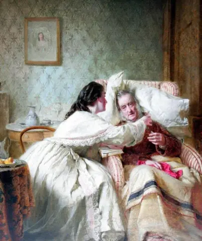 Father And Daughter Ca.1862