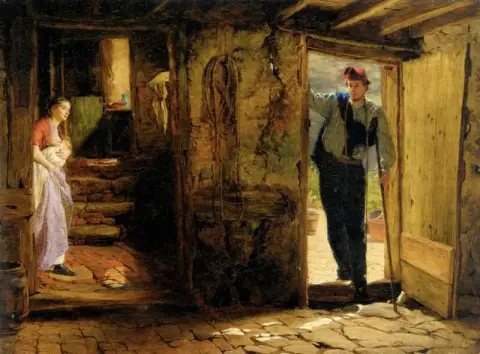 Forward She Started With A Happy Cry 1866
