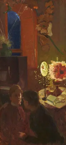 Salongsinterior 约 1889 年