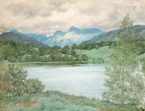 Loughrigg Tarn Westmorland 호수 지구 Cumbria