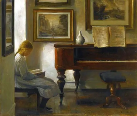 Ragazza In Un Interno