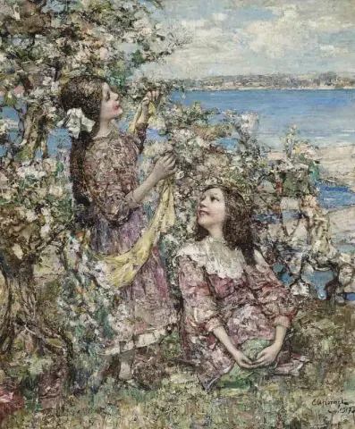 Kevään kukinnan keskellä 1917