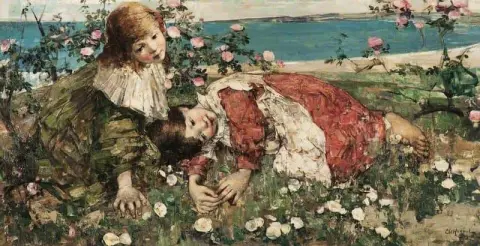 Blossom Time Brighouse Bay 1906