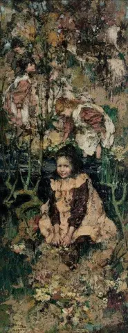 采摘报春花 1900