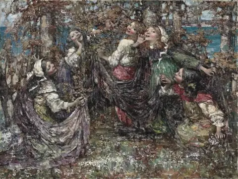玫瑰花环 1909