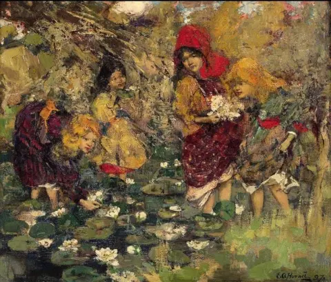 荷花池 1897